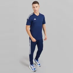 Best adidas Herre Tiro 23 Club træningsbukser Team Navy/Hvid Marineblå
