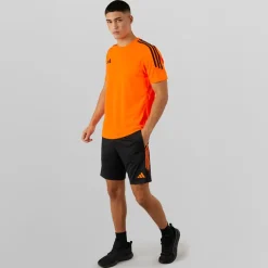 Best adidas Herre Tiro 23 Club Træningsshorts /Signal Orange Sort