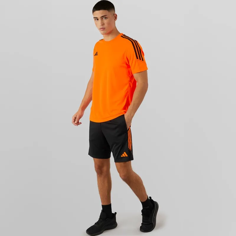 Best adidas Herre Tiro 23 Club Træningsshorts /Signal Orange Sort