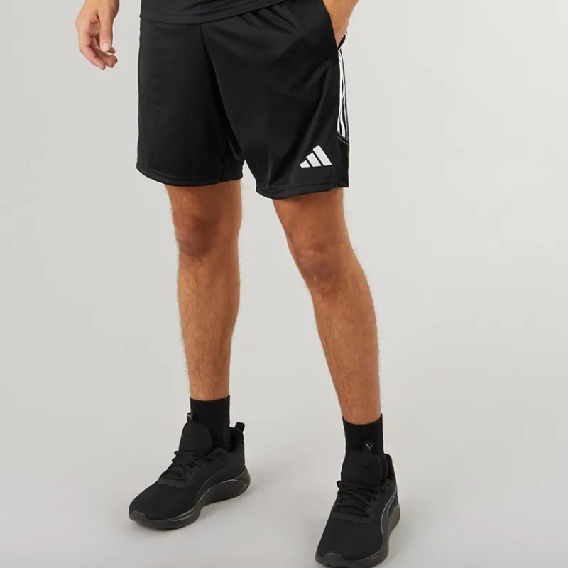 Clearance adidas Herre Tiro 23 Club Træningsshorts /Hvid Sort