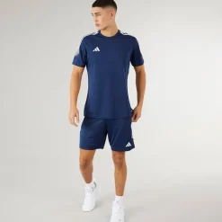 Sale adidas Herre Tiro 23 Club Træningsshorts Team Navy Blå 2/​Hvid Marineblå