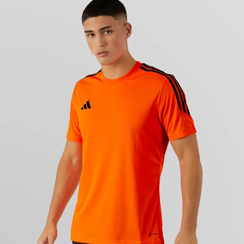 Discount adidas Herre Tiro 23 Club T-shirt Signal /Sort orange