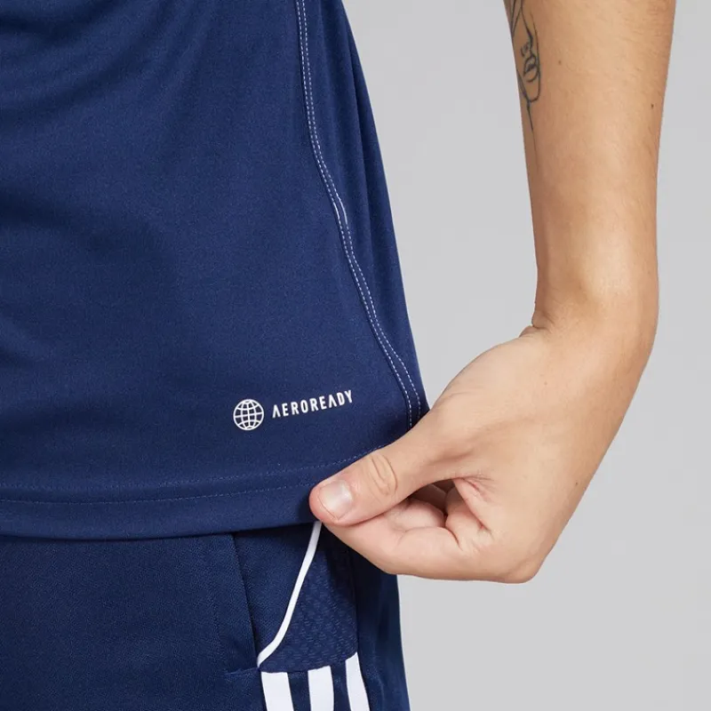 Hot adidas Herre Tiro 23 Club T-shirt Team Navy Blue 2/Hvid Marineblå