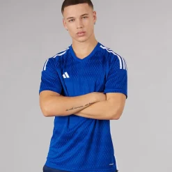 New adidas Herre Tiro 23 Konkurrence trøje Team Royal Blue/​Hvid Blå