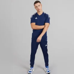 New adidas Herre Tiro 23 League T-shirt Team Navy Blue/​Hvid