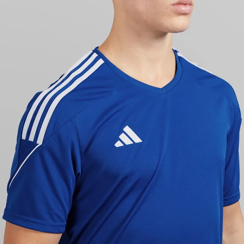 New adidas Herre Tiro 23 League T-shirt Team Royal Blue/Hvid