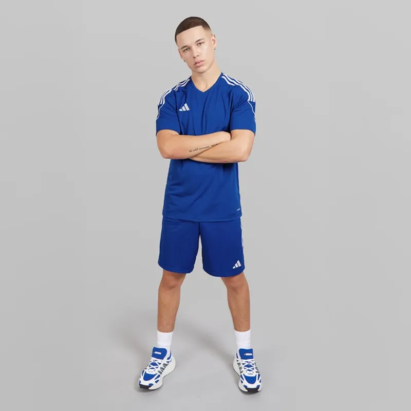 New adidas Herre Tiro 23 League T-shirt Team Royal Blue/Hvid