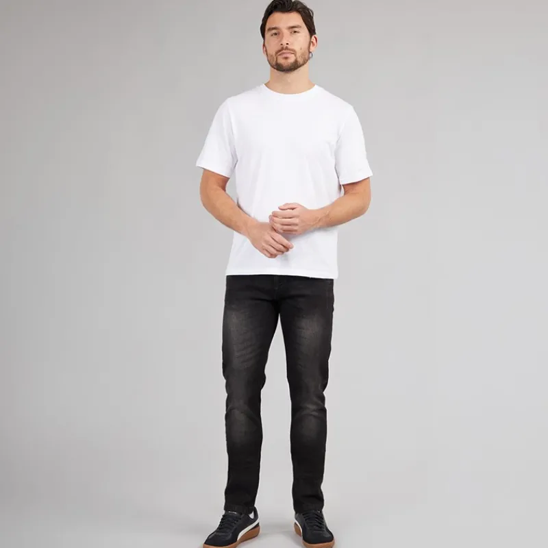 Clearance Indicode Herre Tony Regular Fit Jeans Sort