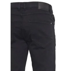 Hot Solid Herre Tot Hybrid Jeans Med Lige Ben Sort