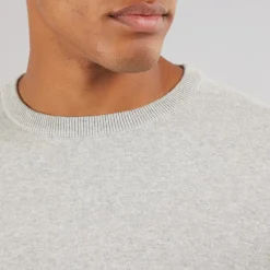 Sale Indicode Herre Townsend Jumper Lys Grå Melange