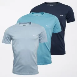 Sale BOSS Herre tre pak T-shirts blå/​blå/​marine Blå multi