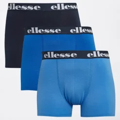 Sale Ellesse Herre Tre Pak Underbukser Marineblå / Blå Marineblå