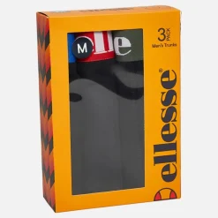 Online Ellesse Herre Tre Pak Underbukser Blå /​ Rød /​ Khaki Sort
