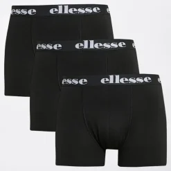 Outlet Ellesse Herre Tre Pak Underbukser Sort