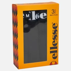 Outlet Ellesse Herre Tre Pak Underbukser Sort