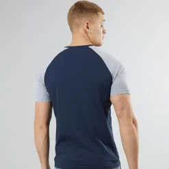 Online Bench Herre Trova T-Shirts med 5-pak Sort/​Blå/​Burgunder Melange/​Jeans Melange/​Ecru Melange