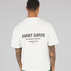 Hot Avant Garde Herre T-shirt Créme beige