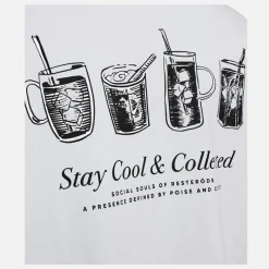 Discount Resteröds Herre T-shirt med print Hvid