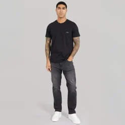 Online BOSS Herre T-shirt Sort