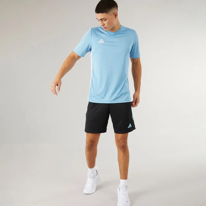 Sale adidas Herre T-shirt Tabela 23 Light Blue/Hvid Blå