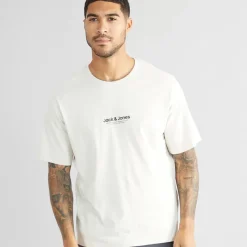 New JACK & JONES Herre T-shirts beige