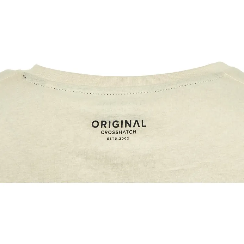 Discount Crosshatch Herre T-shirts 7-pak Blå/Blå/Grå Melange/Hvid/Blå/Sort/Off White