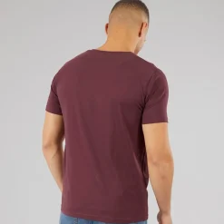 Sale Brave Soul Herre T-shirts 3-pak Navy/​Khaki/​Burgundy