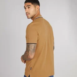Clearance Ben Sherman Herre tvillingippede polo Light Brown