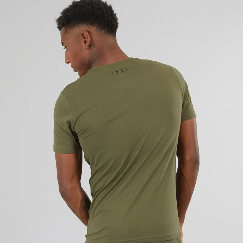 Outlet Under Armour Herre UA Sportstyle Left Chest Sport træningstrøjer Kakigrøn kakigrøn