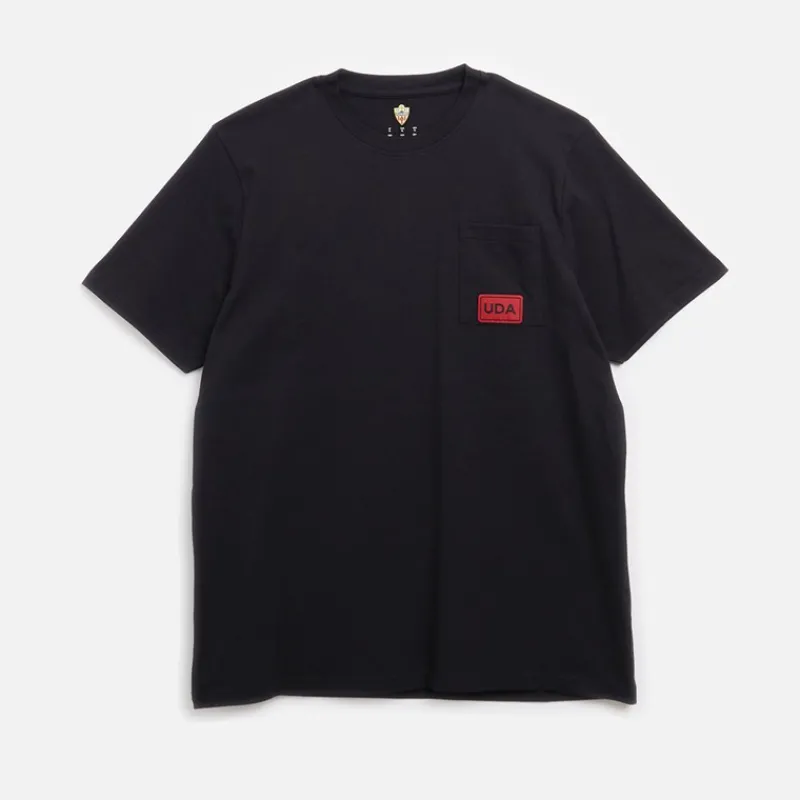 Castore Herre UD Almeria Classic Pocket T-Shirt Caviar