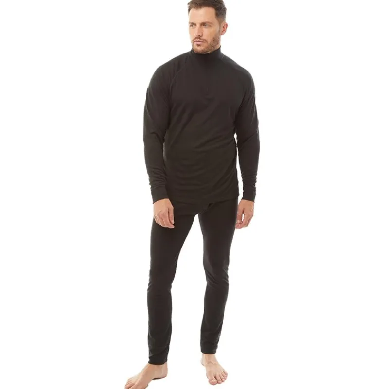 Discount Trespass Herre Unite 360 Termisk Baselayer Sæt Sort