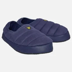 Hot Lyle And Scott Vintage Herre Valentine Polstret Slipper Peacoat Marineblå