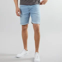 Outlet Bench Herre Vargel Denimshorts Blå Lyseblå