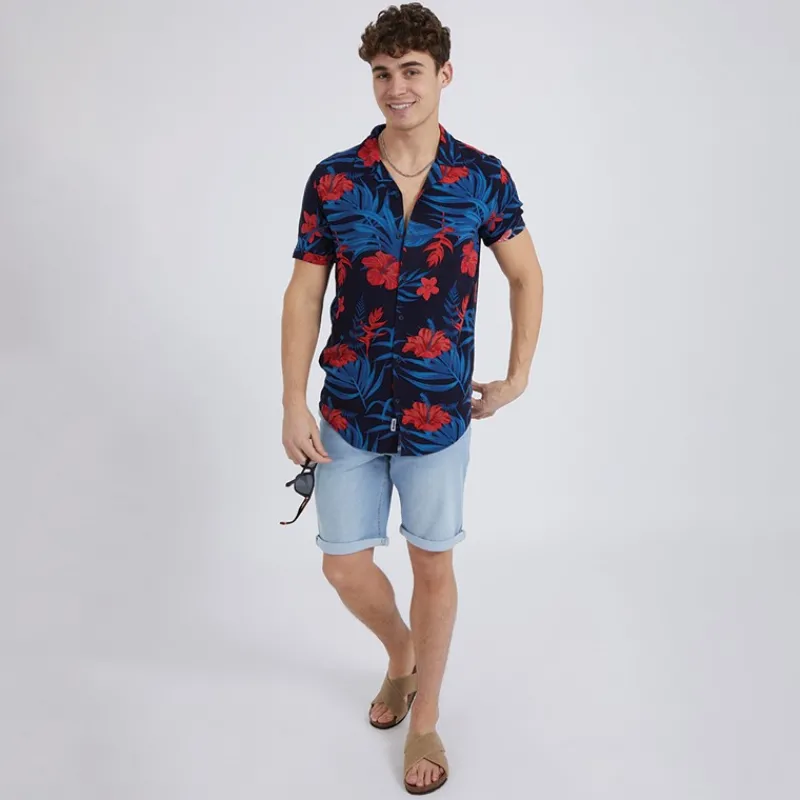 Bench Herre Vargel Denimshorts Blå Lyseblå