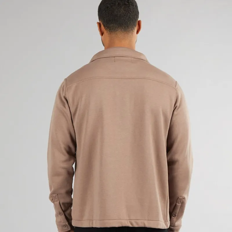 Discount Avant Garde Herre Varm Skjortejakke Mink Brun