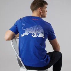 New HUGO Herre Vcarb T-shirt Blå Blå