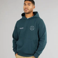 Best JACK & JONES Herre Vesterbro Sport Hættetrøje Magisk Skov Grøn