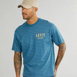 Best Levi's Herre Vintage Fit T-shirt Stribe Serif Logo Hampton Bay