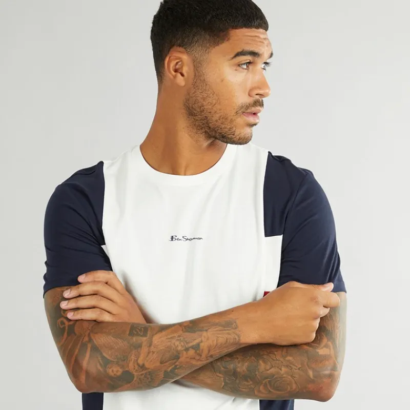 Online Ben Sherman Herre Vintage Sports T-shirts beige