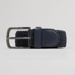 Outlet French Connection Herre Vævet Elastisk Bælte Marine Marineblå