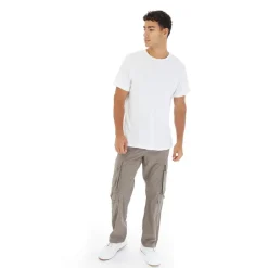 Best Brave Soul Herre Waves Cargo Bukser Taupe Beige