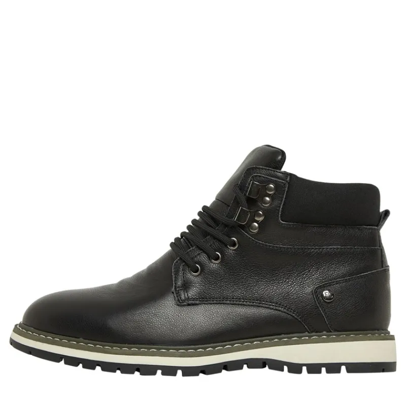 Outlet French Connection Herre Workwear Ankelstøvler Sort
