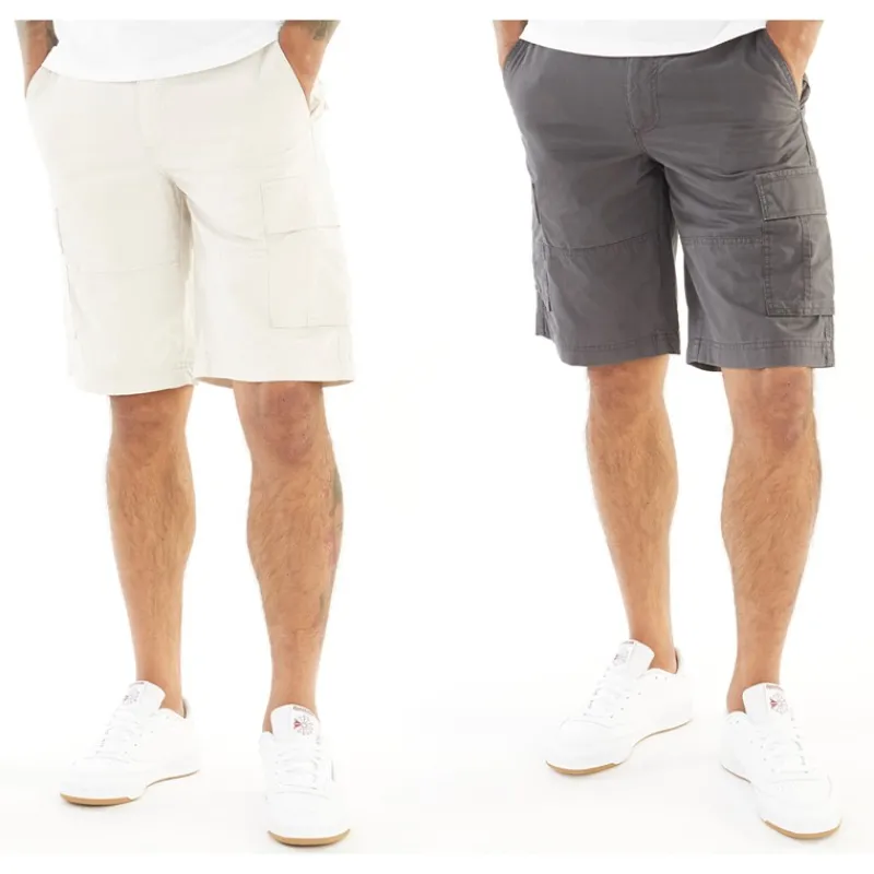 Best JACK & JONES Herre Zeus Cargo Shorts Topak Asphalt/Måneskin