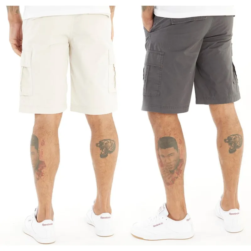 Best JACK & JONES Herre Zeus Cargo Shorts Topak Asphalt/Måneskin