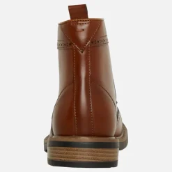 Sale Ben Sherman Herresko Templeton Brogue Støvler Brun Poleret Gyldenbrun