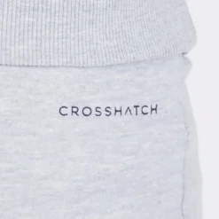 New Crosshatch Hættetrøje og Joggingbukser Sæt Grå Melange herre Grå Mergel