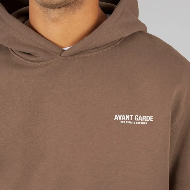 Sale Avant Garde Hættetrøje til Herre Mink Brun