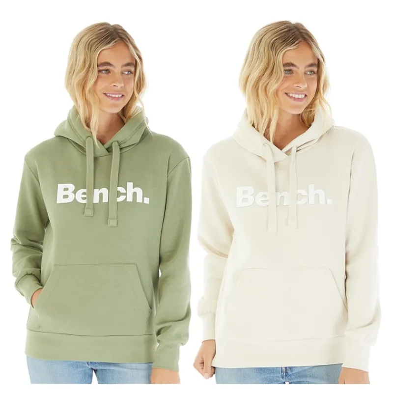 Clearance Bench Hættetrøjer til kvinder Leane 2-pak Blød Khaki/Sten Grå