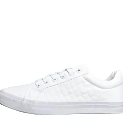 Hot Crosshatch Huseby Canvas Pumps Mænd Hvid