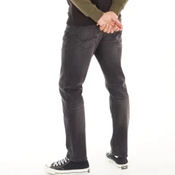 Sale JACK & JONES JACK AND JONES Herre Glenn Sq354 Slim Jeans Vasket Sort